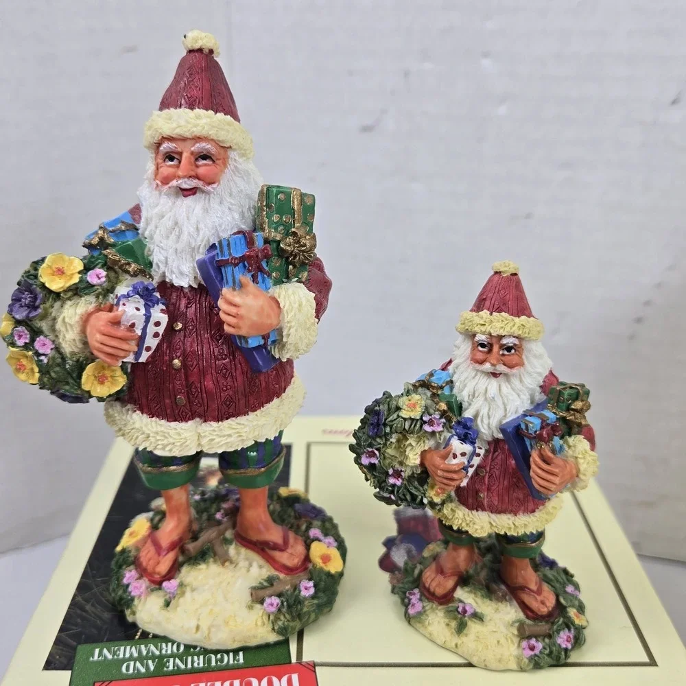 9 International Santa Claus Collection Special Double Pack Figurines & Ornaments